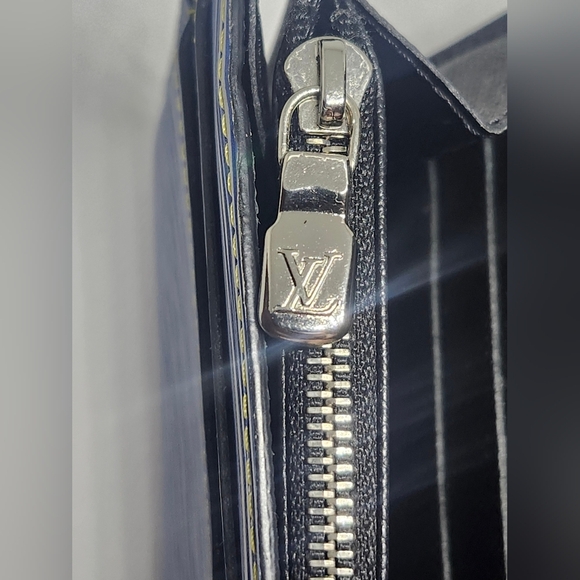 Louis Vuitton Sarah Wallet NM Epi Leather Denim Light - Picture 12 of 15